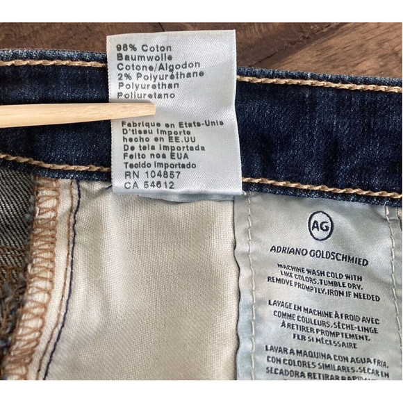 AG Adriano Golschmied Skinny Jeans Womens Legging Ankle Mid Rise Distressed 26 - Picture 8 of 13